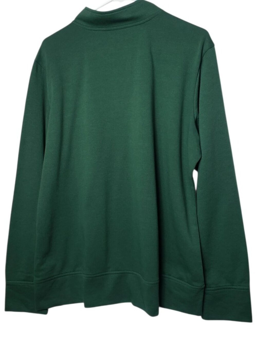 NFL Logo Athletic Bay Packers 1/4 Zip Pullover Women Sweatshirt Green Xlarge - Picture 3 of 11